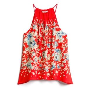 Keyhole Halter Blouse